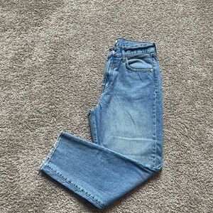 FOREVER 21 High Rise Crop Denim Jeans 30